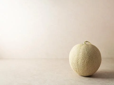 Fresh melon on the table Stock Photos
