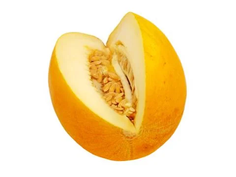 Fresh melon.isolated. Stock Photos