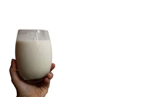 Fresh Milk Cup Stock Photos