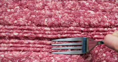 Fresh minced meat Video stock 60784689