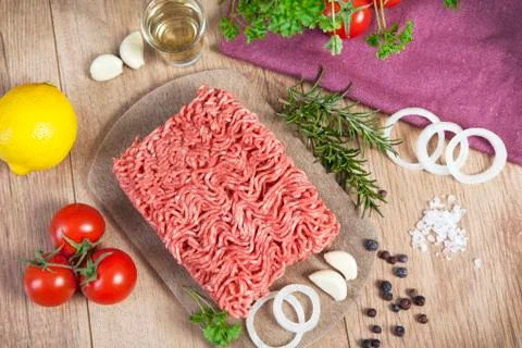Fresh minced Stock Photos