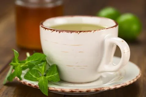 Fresh mint tea Stock Photos