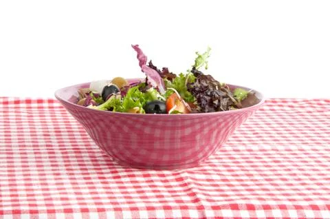 Fresh mixed salad Stock Photos