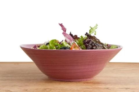 Fresh mixed salad Foto stock