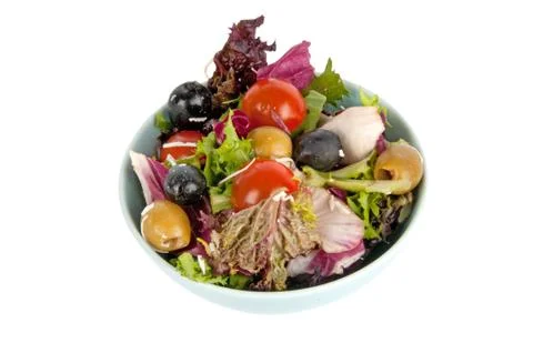 Fresh mixed salad Stock Photos
