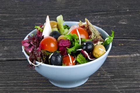 Fresh mixed salad Stock Photos