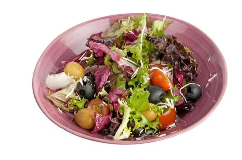 Fresh mixed salad Stock Photos