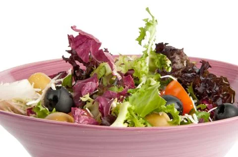 Fresh mixed salad Stock Photos