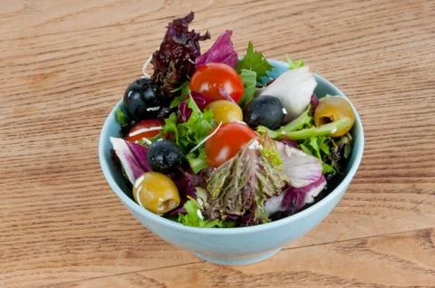 Fresh mixed salad Stock Photos