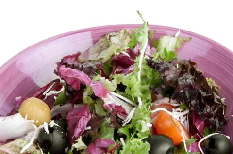 Fresh mixed salad Stock Photos