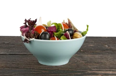 Fresh mixed salad Stock Photos