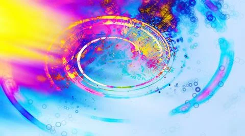 Fresh modern style design backround with abstract multicolor layered pattern Illustrazione stock