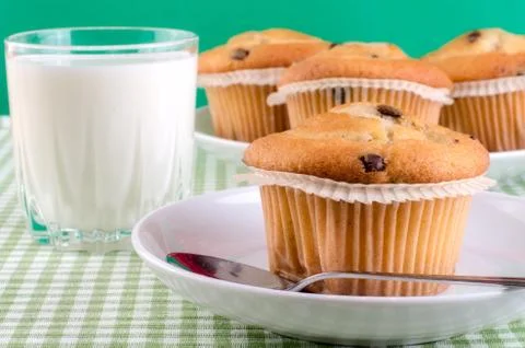 Fresh muffins Stock Photos