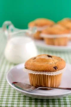 Fresh muffins Stock Photos