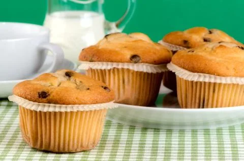 Fresh muffins Stock Photos