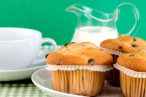 Fresh muffins Stock Photos
