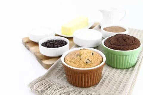 Fresh muffins Stock Photos