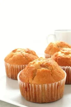 Fresh muffins Stock Photos
