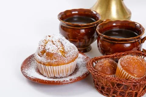 Fresh muffins Stock Photos