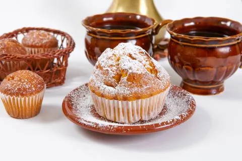 Fresh muffins Stock Photos