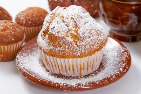 Fresh muffins Stock Photos