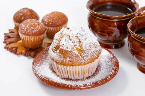 Fresh muffins Stock Photos