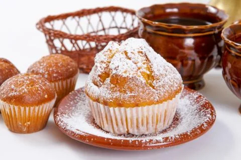 Fresh muffins Stock Photos