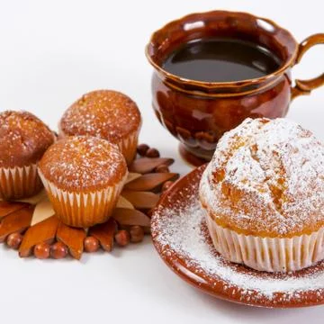 Fresh muffins Stock Photos