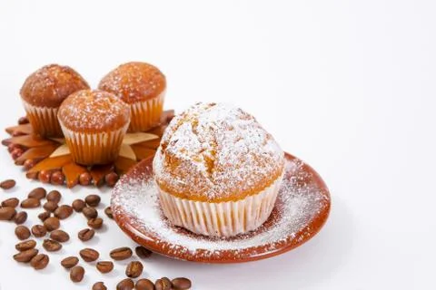 Fresh muffins Stock Photos