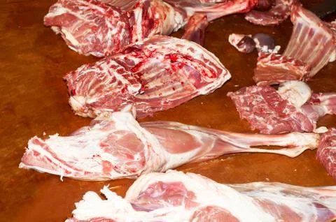 Fresh mutton Stock Photos