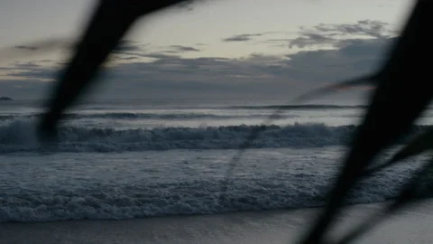 Fresh ocean waves at dawn Stock Footage 169251913