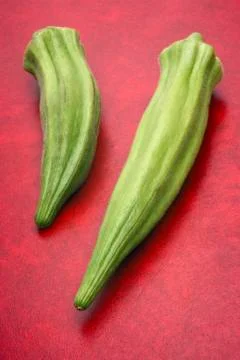 Fresh Okra Stock Photos