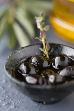 Fresh olives Foto stock