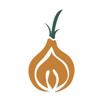 Fresh onion. Vector illustration flat cartoon style on isolated white background Stock Illustration