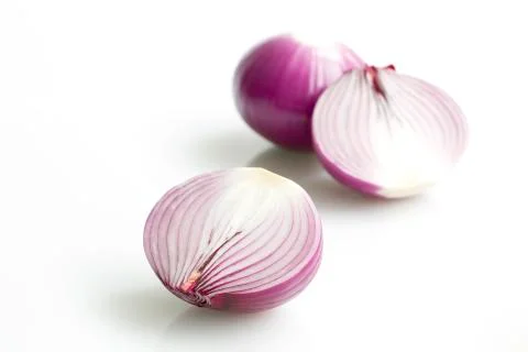 Fresh onions Foto stock