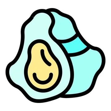 Fresh open oyster with shell and meat displaying culinary delight Illustrazione stock