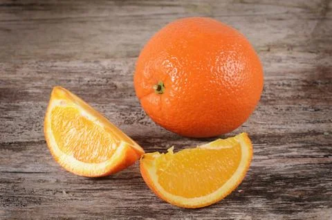 Fresh orange  as a background Stock Photos