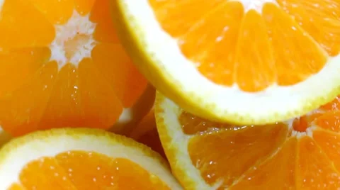 Fresh orange Stock Footage 8631563