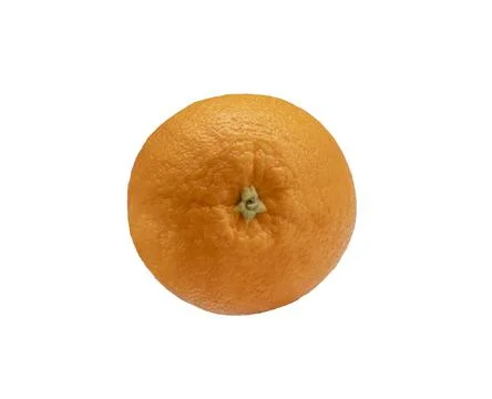 Fresh orange fruit isolate on the white background Stock Photos