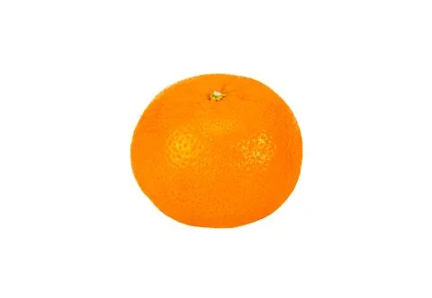 Fresh orange fruit isolated on white background Stock Photos