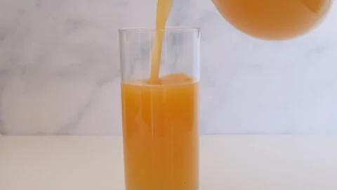 Fresh orange juice. Stock Footage 285420217