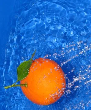 Fresh orange Stock Photos