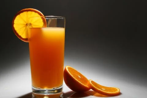 Fresh orange Foto stock