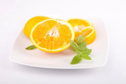 Fresh orange Stock Photos