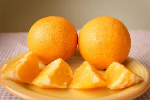 Fresh orange Stock Photos
