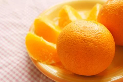 Fresh orange Stock Photos
