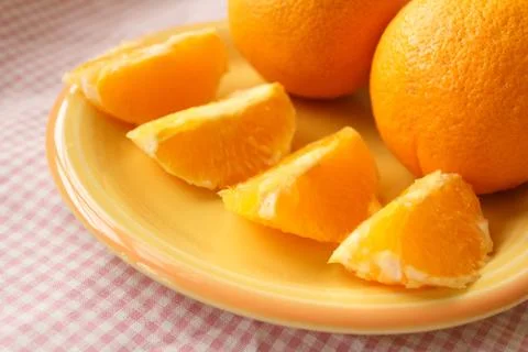 Fresh orange Foto stock