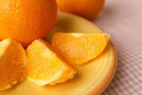 Fresh orange Stock Photos
