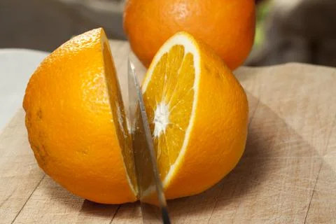 Fresh orange Foto stock