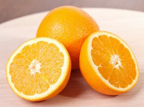 Fresh orange Stock Photos